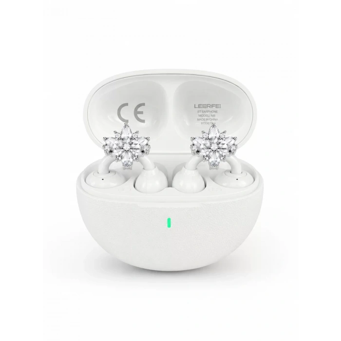 Bluetooth Bağlantılı Küpeli Kablosuz Kulaklık Uzun Pil Ömrü