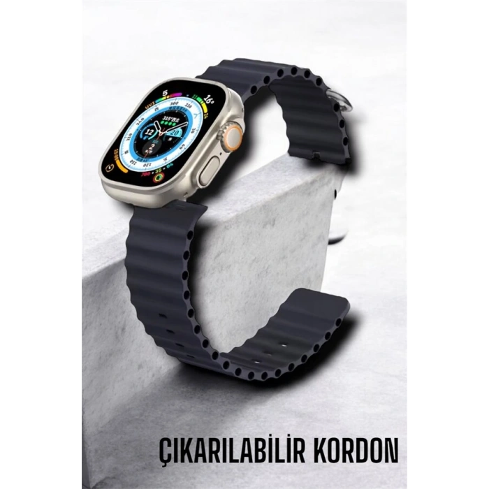 Bluetooth Bağlantılı Nabız Kan Basıncı Oksijen Ölçer Akıllı Saat