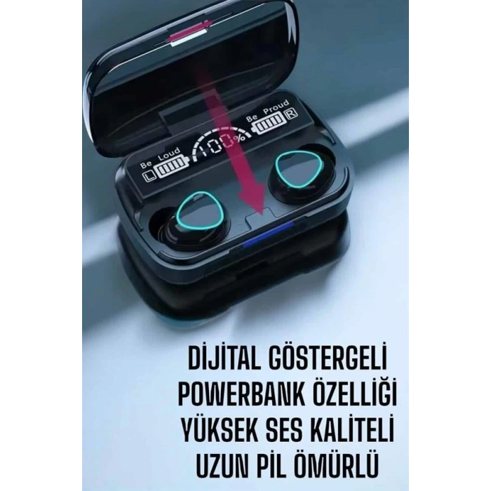 Bluetooth Bağlantılı Suya Dayanıklı Uzun Pil Ömürlü Kablosuz Kulaklık