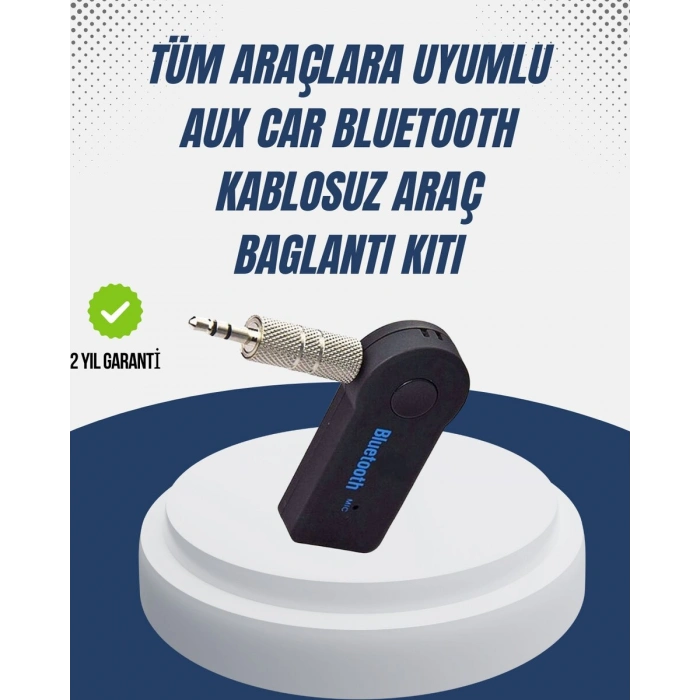 Bluetooth Destekli AUX Müzik ve Konuşma Cihazı