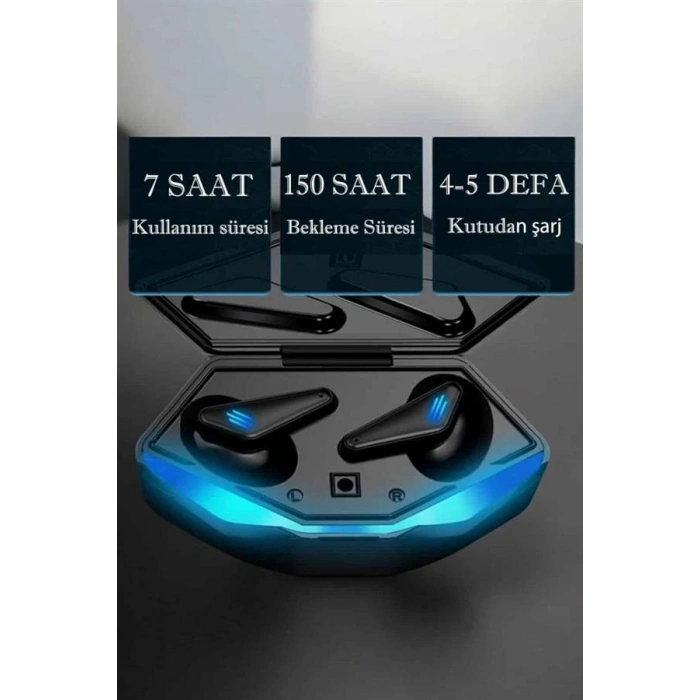 Bluetooth Gamer Oyuncu Kulaklığı ANC Özelliği Yüksek Ses Kaliteli