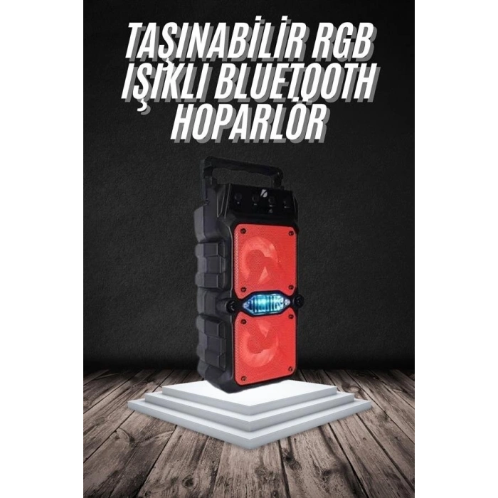 Bluetooth Hoparlör Çift Mikrofonlu Güçlü Ses Kaliteli Kesintisiz Kablosuz