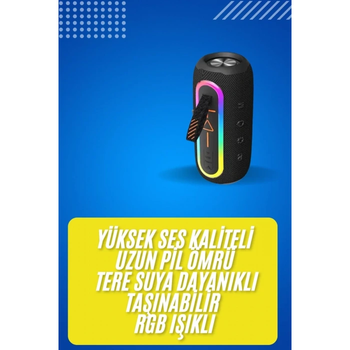 Bluetooth Hoparlör USB Şarjlı Uzun Pil Ömrü Android ve İOS Uyumlu Renkli Yeni Nesil