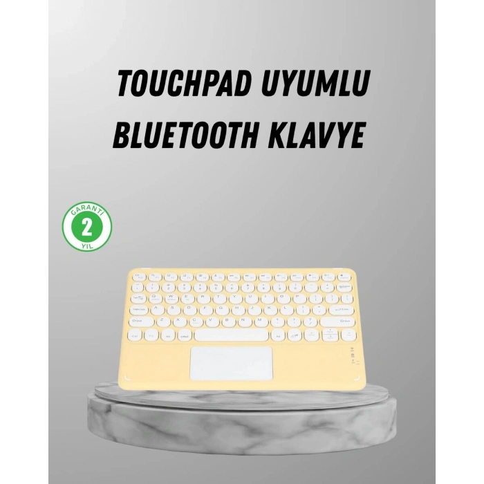Bluetooth Klavye – Kablosuz Sessiz Tuşlu Android iOS Windows Uyumlu Kompakt Taşınabilir Tasarım