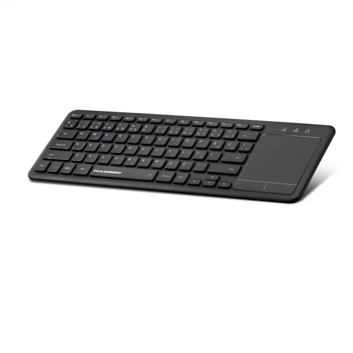 Bluetooth + Wıreless Klavye + Touch Pad Q Siyah HDX2505