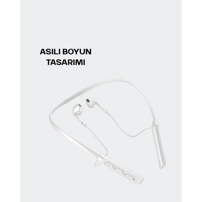 Boyun Askılı Kablosuz Kulaklık – Uzun Süreli Batarya Performansı