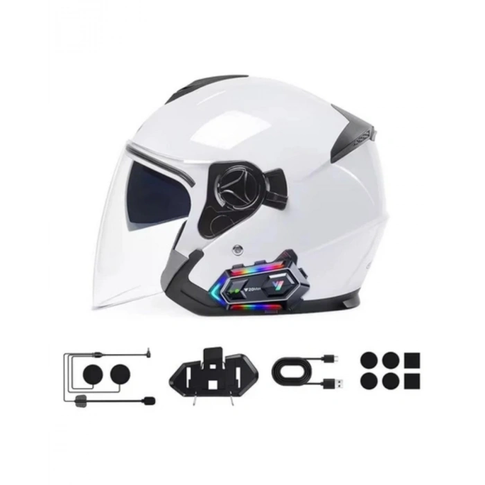 BT5.3 Çipli Kask İçi Bluetooth Kulaklık 25 Saat Pil