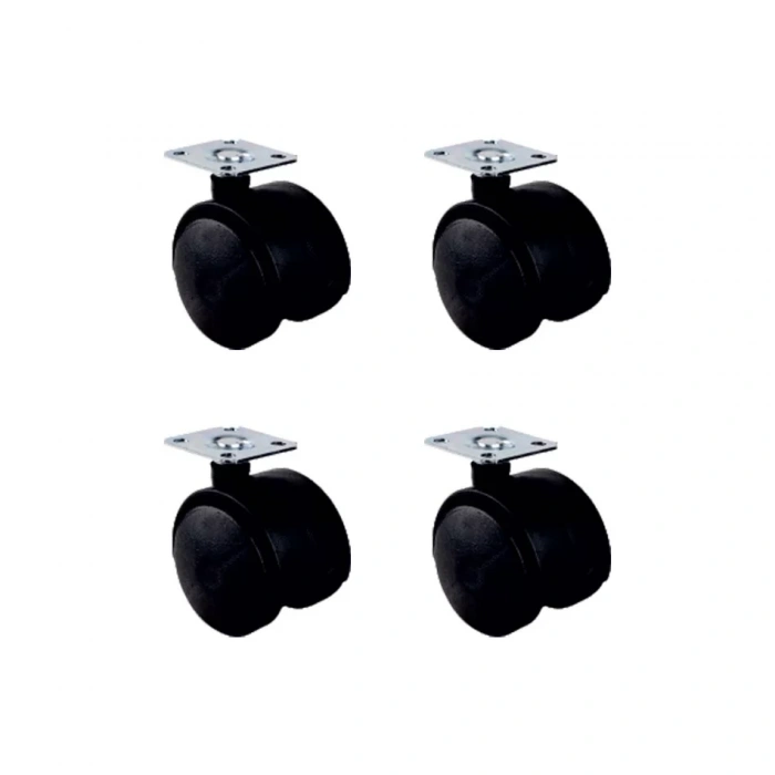 Büyük Plastik Tablalı Teker - 50MM HKS126 - 4 Adet