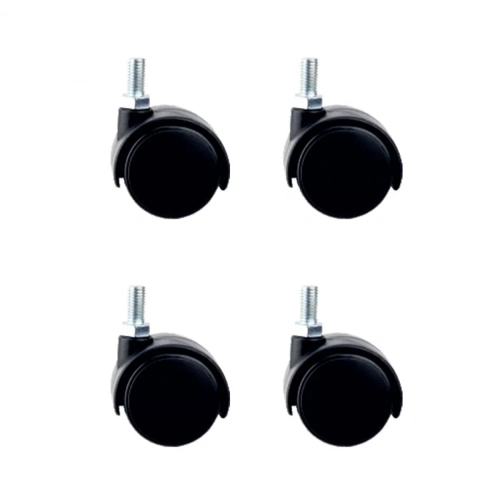 Büyük Plastik Vidalı Teker - 50MM HKS127 - 4 Adet
