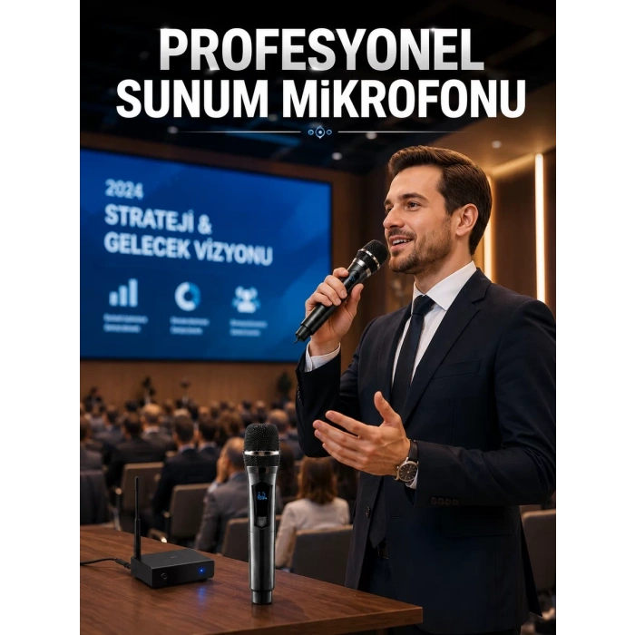 Çift Mikrofon Seti Profesyonel Ses Performansı