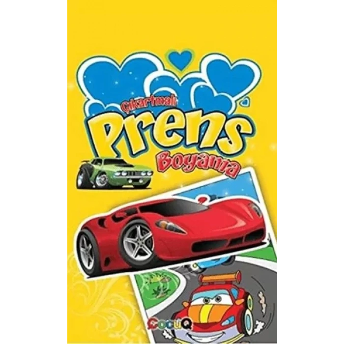 Çıkartmalı Prens Boyama (4  Takım)