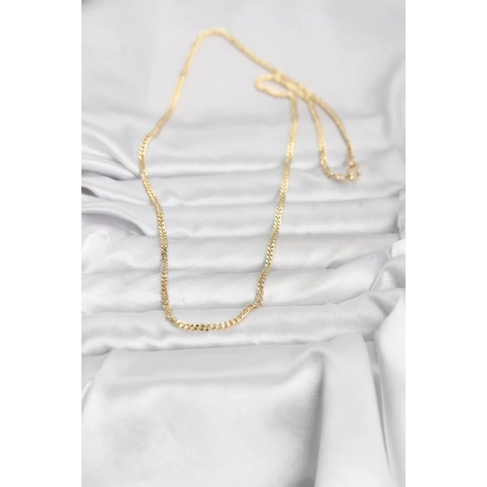 CM 14K Gold Renk 60 cm Zincir Kadın Kolye - TJ-BKO10971