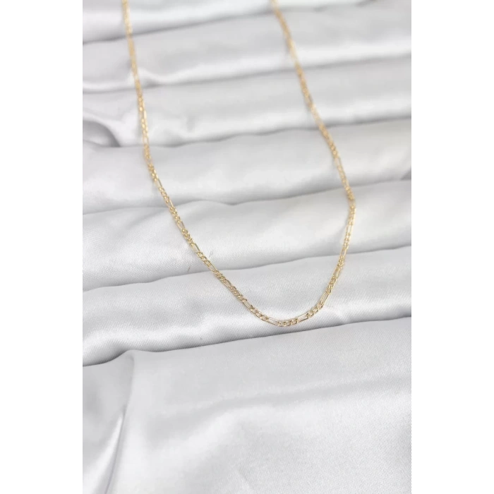 CM 14K Gold Renk 60 cm Zincirli Kadın Kolye - TJ-BKO10949
