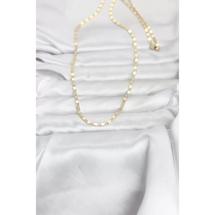 CM 14K Gold Renk Ezme Zincir 60 cm Kadın Kolye - TJ-BKO10964