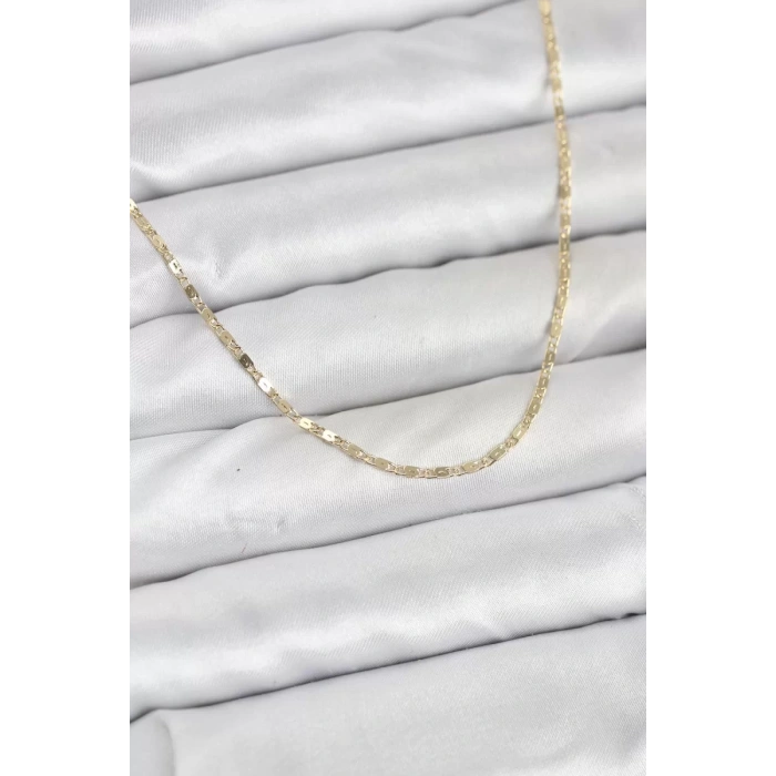 CM 14K Gold Renk Ezme Zincir Model 60 cm Kadın Kolye - TJ-BKO10933