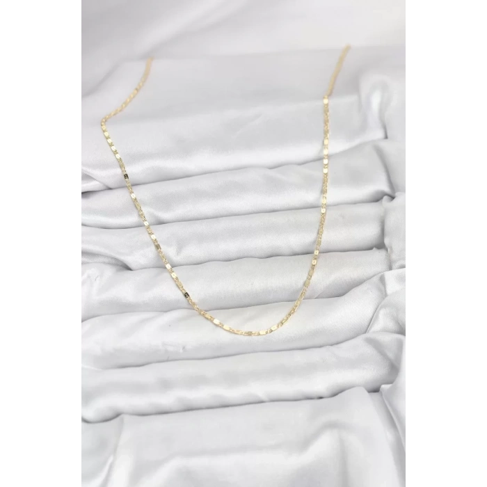 CM 14K Gold Renk Ezme Zincir Model 60 cm Kadın Kolye - TJ-BKO10933