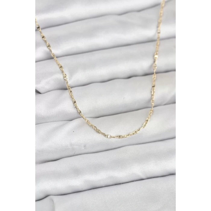CM 14K Gold Renk Gemici Zincir Model 60 cm Kadın Kolye - TJ-BKO10936