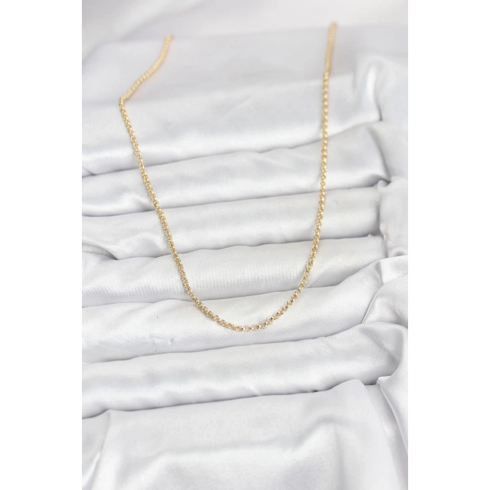 CM 14K Gold Renk Halka Model 60 cm Kadın Kolye 5886