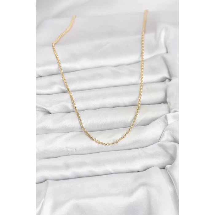 CM 14K Gold Renk Halka Model 60 cm Kadın Kolye - TJ-BKO10930