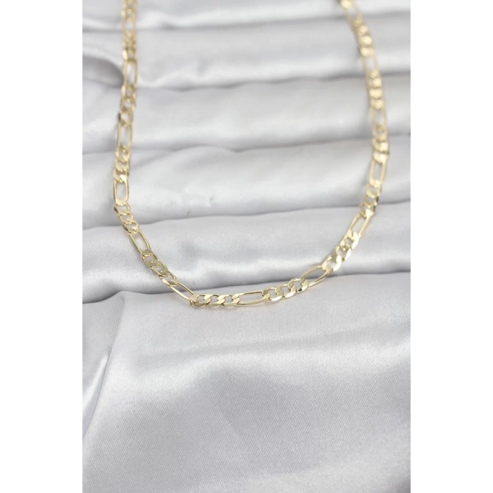 CM 14K Gold Renk Kuşgözü Zincir Model 60 cm Kadın Kolye - TJ-BKO10962