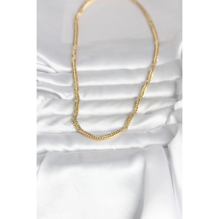 CM 14K Gold Renk Zincir Model 45 cm Kadın Kolye 5886