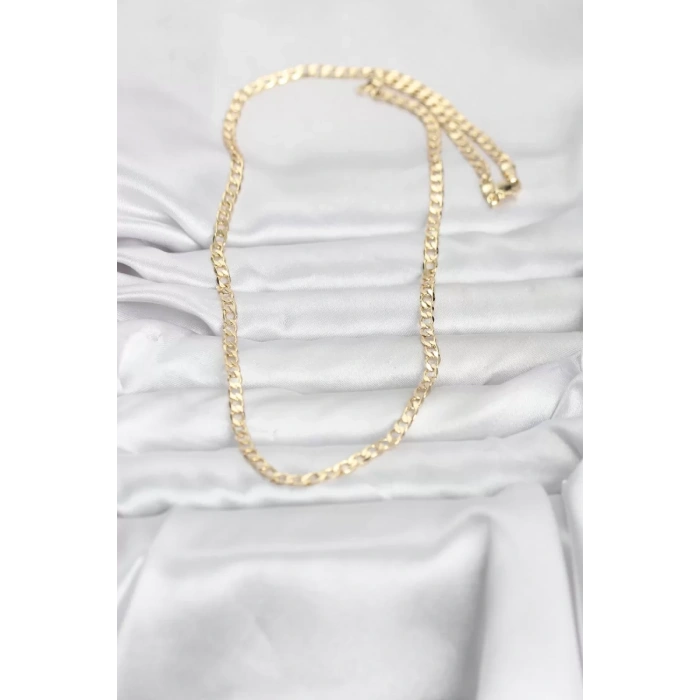 CM 14K Gold Renk Zincir Model 60 cm Kadın Kolye - TJ-BKO10969