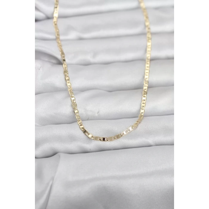 CM 14K Gold Renk Zincir Model 60 cm Kadın Kolye - TJ-BKO10970