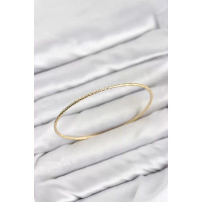 CM Gold Renk Simli Model 65 mm Bilezik TJ-BB8618