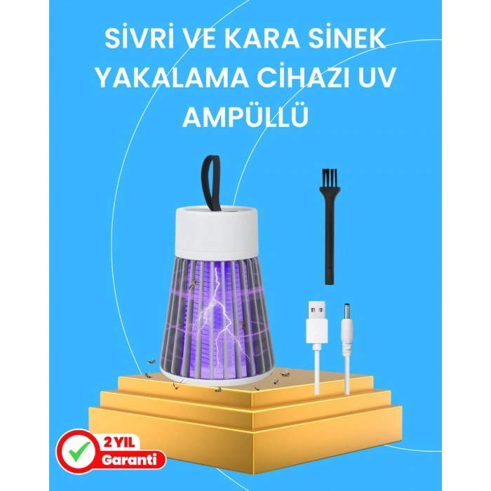 Çocuk ve Evcil Hayvan Dostu Sivrisinek Yakalama Lambası