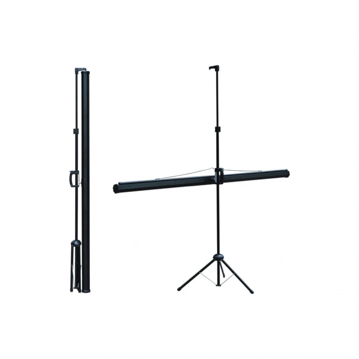 Codegen TX-20 TRIPOD PROJEKSİYON PERDESİ 200X200 (Arkası Siyah Fonlu - Taşınabilir Ayaklı Model)(1923)