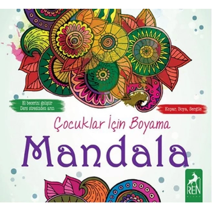 Çuklar İçin Boyama - Mandala
