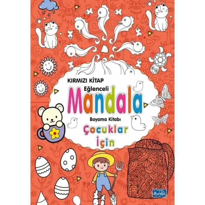 Çuklar İçin Mandala Kırmızı