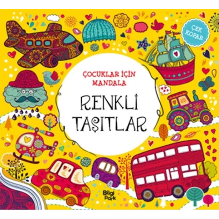 Çuklar İçin Mandala - Renkli Taşıtlar