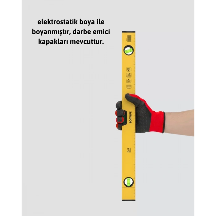Dayanıklı Plastik Gövdeli 600 mm Su Terazisi Yeni Nesil