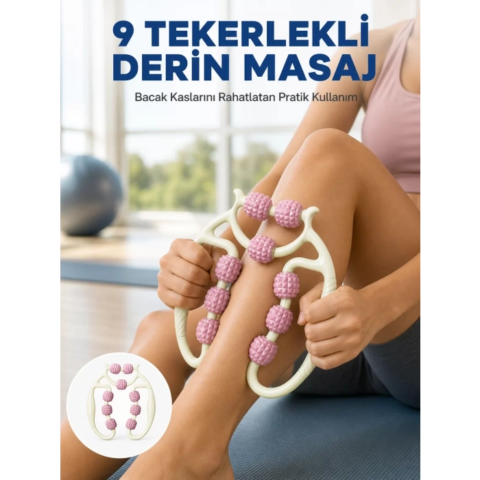 Dayanıklı Plastik Kas Masaj Rulosu Selülit Karşıtı