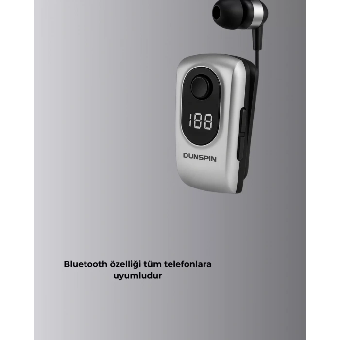 Dijital Ekranlı Bluetooth Kulaklık – Titreşimli Bildirim 25 Saat Kullanım Yeni Nesil
