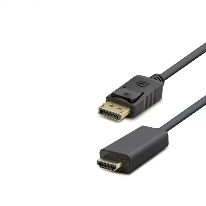 DisplayPort to HDMI Görüntü Kablosu 4K 30 Hz 1.8 m Siyah HDX7796
