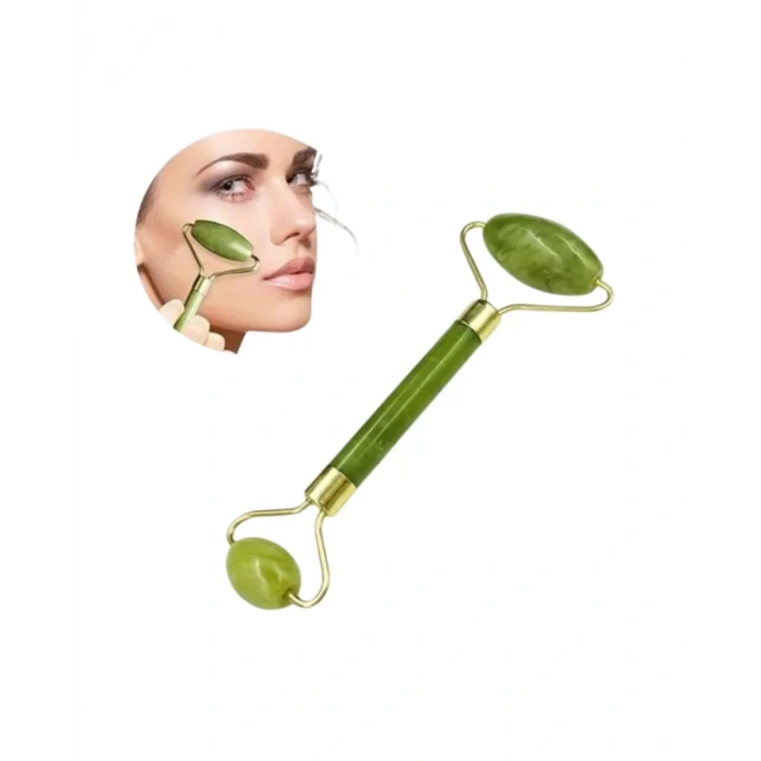 Doğal Jade Stone Yüz Masaj Seti Cilt Bakım ve Rahatlatıcı Bakım