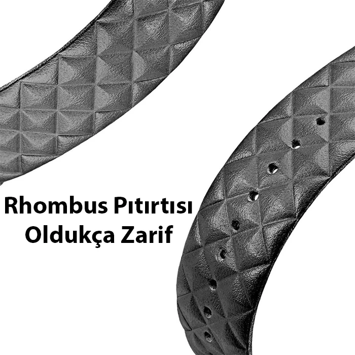 Dux Ducis Apple Watch 38/40/41MM için Enland Serisi Premium Deri Kayış Kordon-(5775)