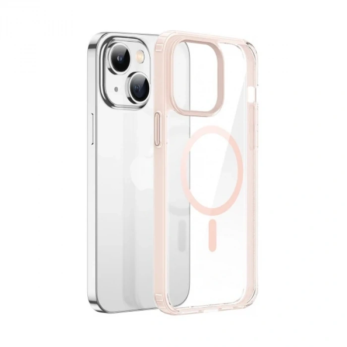 Dux Ducis Clin Mag Series iPhone 14 Plus 6.7 Magsafe Uyumlu Manyetik Silikon Kılıf-(5775)