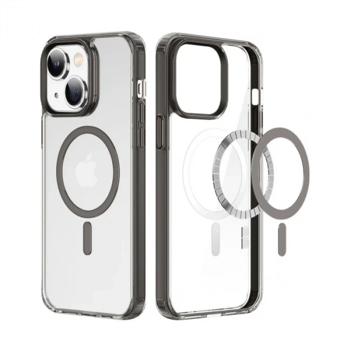 Dux Ducis Clin Mag Series iPhone 14 Plus 6.7 Magsafe Uyumlu Manyetik Silikon Kılıf-(5775)