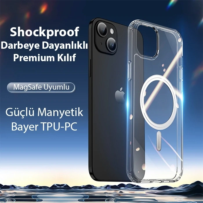 Dux Ducis Clin Mag Series iPhone 15 Plus Magsafe Uyumlu Manyetik Silikon Kılıf-(5775)