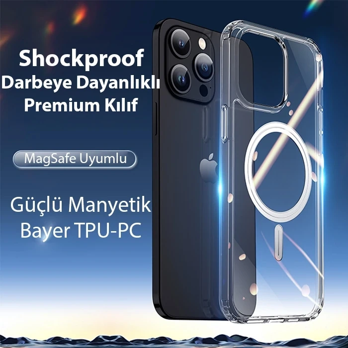 Dux Ducis Clin Mag Series iPhone 15 Pro Magsafe Uyumlu Manyetik Silikon Kılıf-(5775)