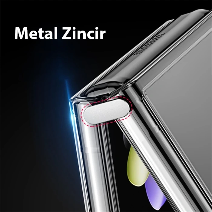 Dux Ducis Crystal Clin Series Samsung Galaxy Z Flip3 5G Shockproof Şeffaf Silikon Kılıf-(5775)