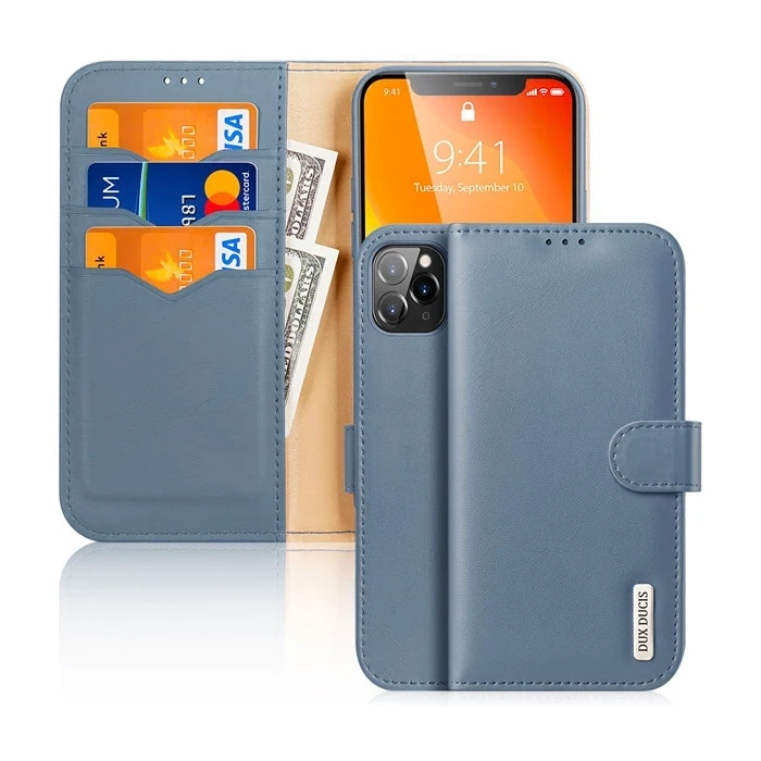 Dux Ducis iPhone 11 Pro 5.8inç Kılıf Mıknatıslı Cüzdanlı Deri Kılıf Hivo Series-(5775)