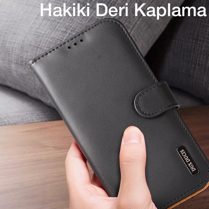Dux Ducis iPhone 11 Pro Max Kılıf Mıknatıslı Cüzdanlı Deri Kılıf Hivo Series-(5775)