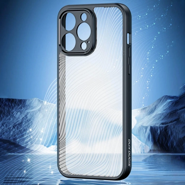Dux Ducis iPhone 12 Pro Max Aimo Series Premium Buzlu Sert PC-TPU Kılıf-(5775)