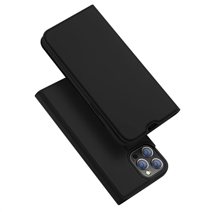 Dux Ducis iPhone 13 Pro Max 6.7inç Kılıf Kapaklı Flip Cover Kılıf SkinPro Series-(5775)