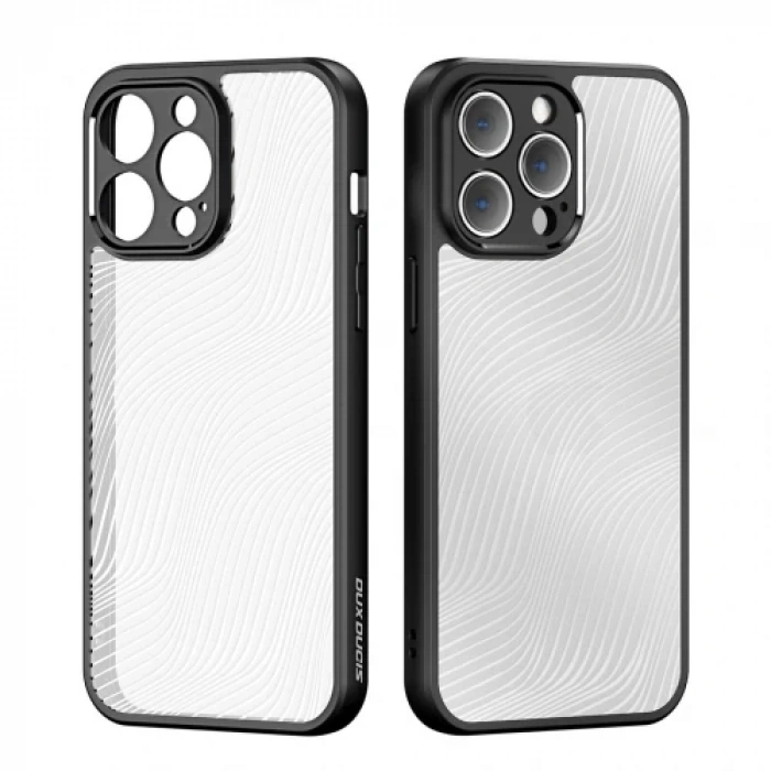 Dux Ducis iPhone 14 Pro Aimo Series Premium Buzlu Sert PC-TPU Kılıf-(5775)
