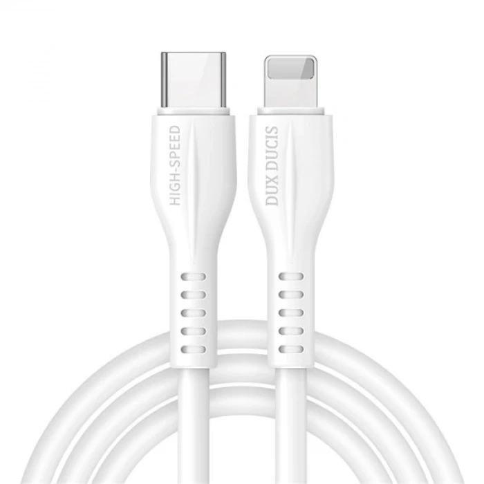 DUX DUCİS İPhone 20W Hızlı Şarj İPhone 14 13- 1211 Şarj Kablosu 1metre-(5775)